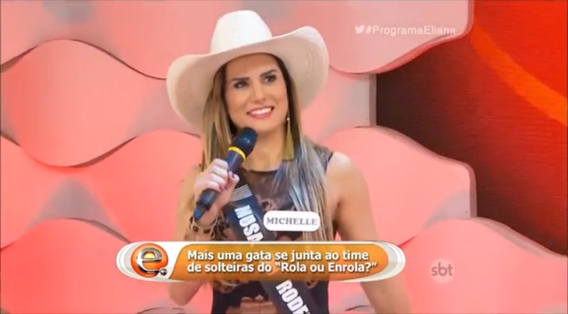 Musa do Rodeio de São Paulo 2015 integra “Rola ou Enrola” do Programa da Eliana