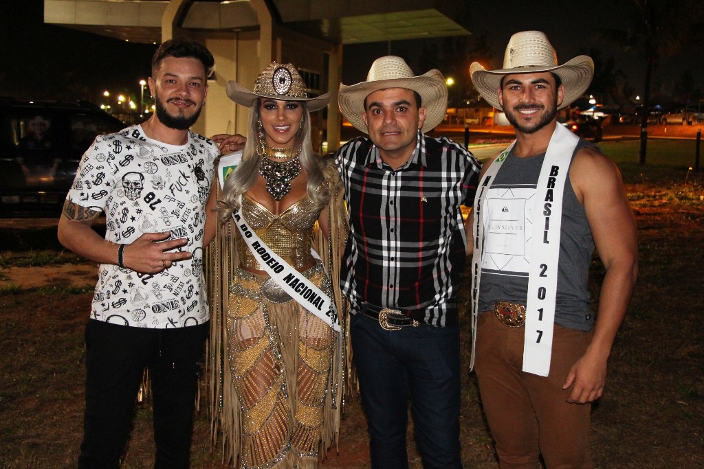 Musa do Rodeio Nacional 2017 participa de gravação de clipe sertanejo em Barretos